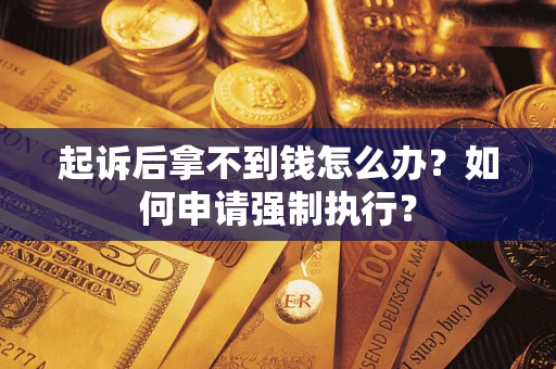 武汉起诉后拿不到钱怎么办？如何申请强制执行？