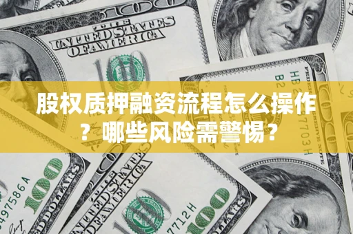 武汉股权质押融资流程怎么操作？哪些风险需警惕？