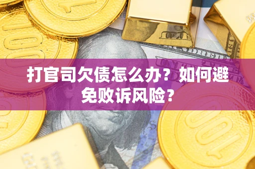 武汉打官司欠债怎么办？如何避免败诉风险？