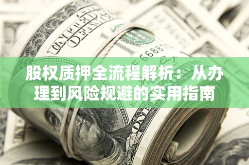 武汉股权质押全流程解析：从办理到风险规避的实用指南