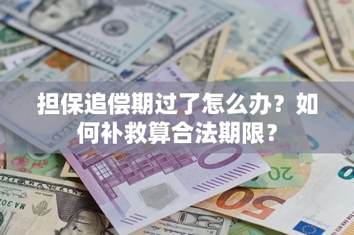 武汉担保追偿期过了怎么办？如何补救算合法期限？