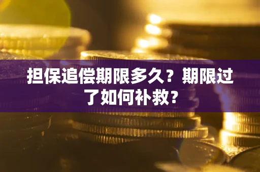 武汉担保追偿期限多久？期限过了如何补救？