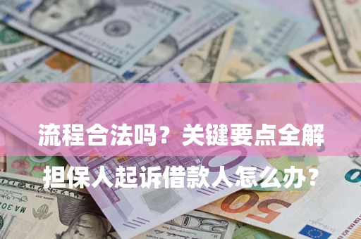 武汉

担保人起诉借款人怎么办？流程合法吗？关键要点全解析